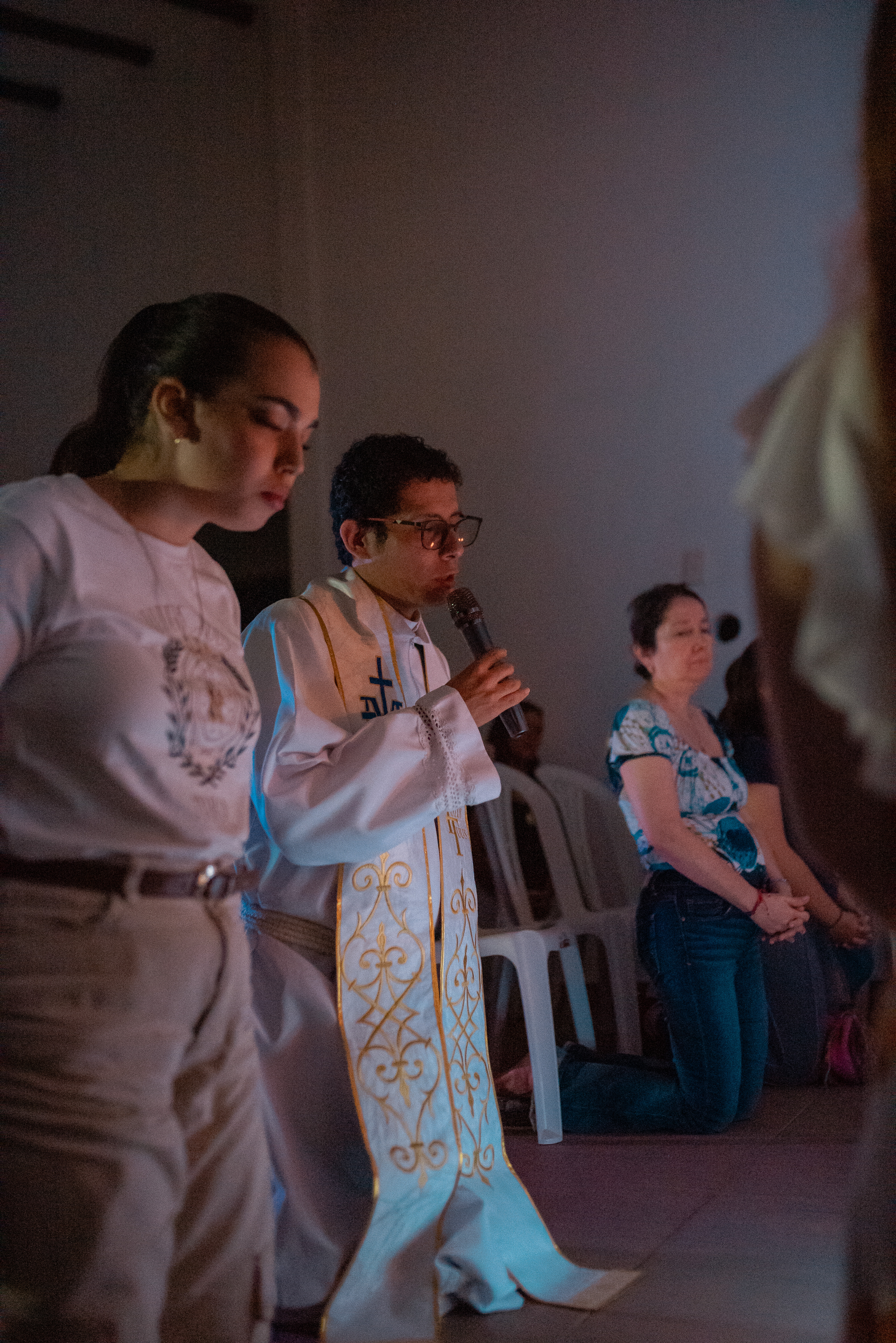 Oración en un encuentro de Habitados por Él